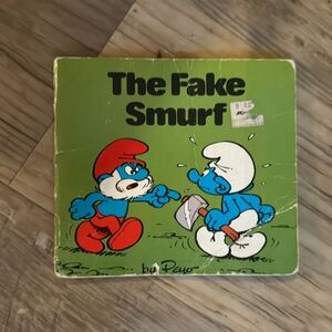 Vintage 1981 mini storybook The Fake Smurf by Peyo